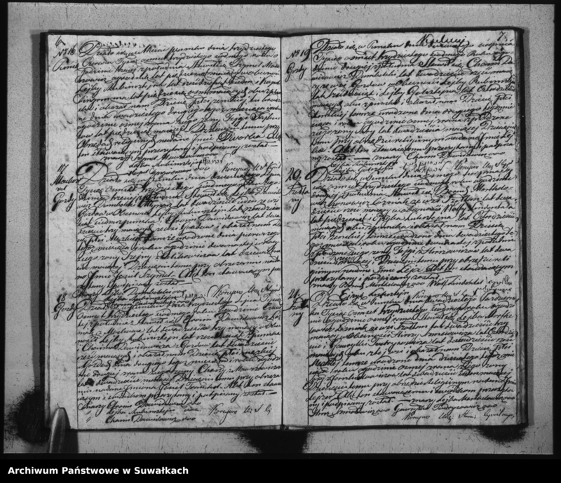 image.from.unit.number "Duplikat Aktów Urodzonych, Zaślubionych i Umarłych Urzędnika Stanu Cywilnego Wyznania Mojżeszowego Okręgu Puńsk z roku 1837."