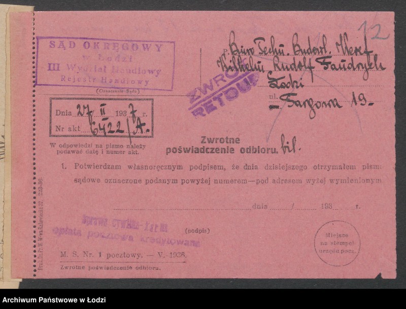 Obraz 14 z jednostki ""Weref"- Biuro Techniczno-Budowlane- W.Fandrych"