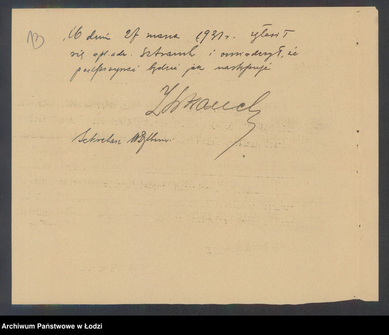 Obraz 15 z jednostki "Mendel Wolf Piotrkowski- wyrób i sprzedaż trykotaży"