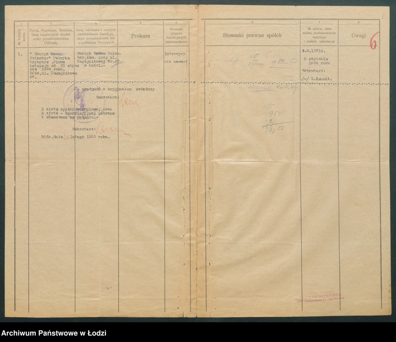 Obraz 10 z jednostki "Henryk Roman Dziembor – fabryka trykotów"