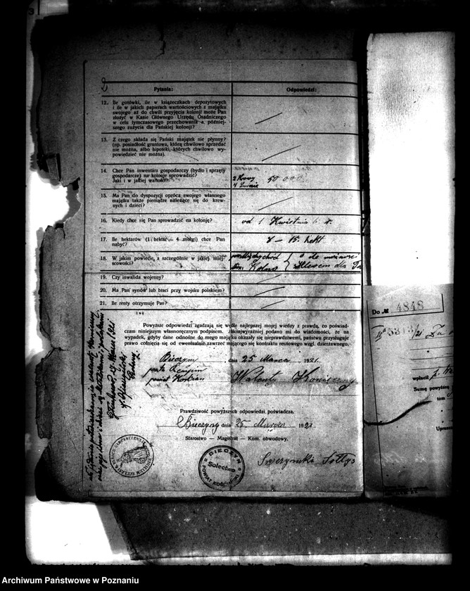 Obraz 6 z jednostki "Osada nr 16 w Kolnie powiatu międzychodzkiego Walenty Konieczny /osada parcelacyjna"