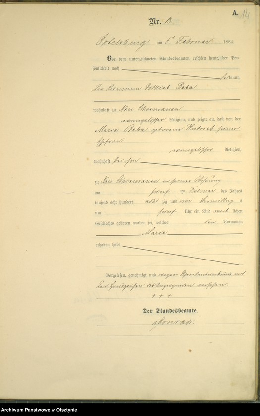 image.from.unit.number "Geburts-Haupt-Register Nr 1 - 97"