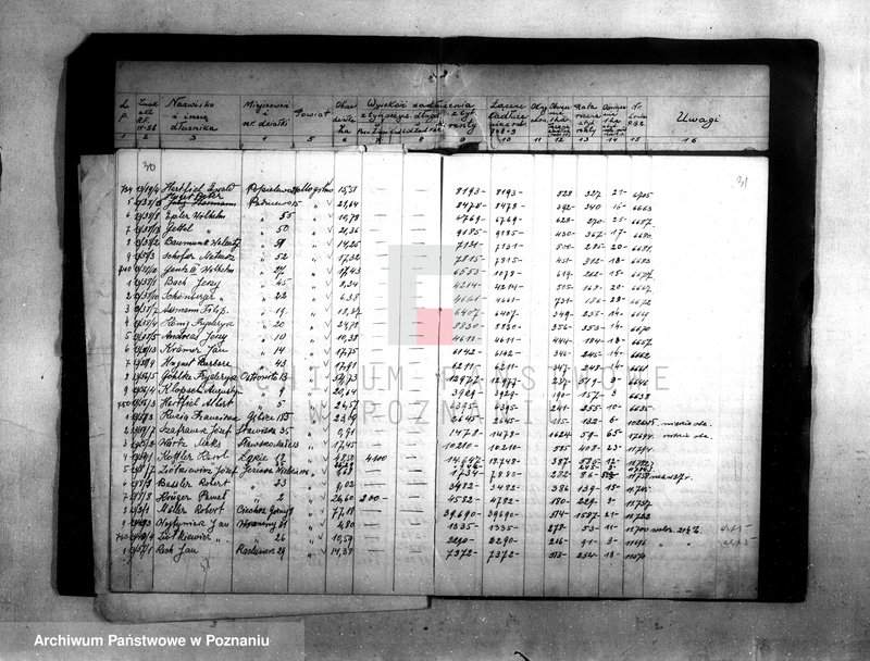 Obraz 18 z jednostki "Zestawienie podań dłużników rentowych o ulgi z art. 16/Dz.U.R.P. poz. 842/34"