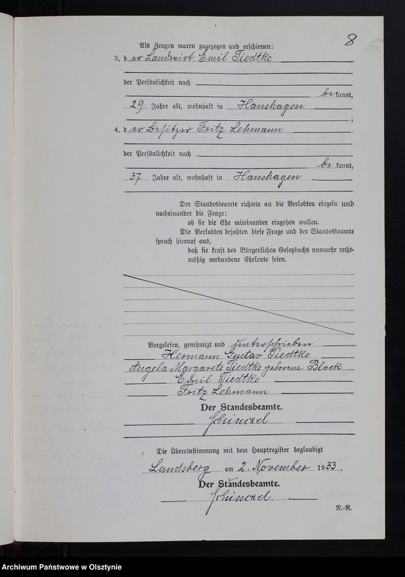 image.from.unit.number "Heiraths-Neben-Register Nr 1 - 4 [ Księga małżeństw - wtóropis ]"