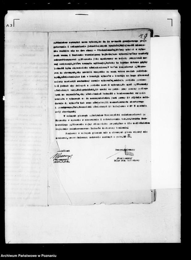 Obraz 13 z jednostki "Protokoły z zebrań periodycznych I instancji /kierowników władz i urzędów niezespolonych z terenu poszczególnych powiatów omawiające ogólną sytuację polityczną i społeczno-gospodarczą"