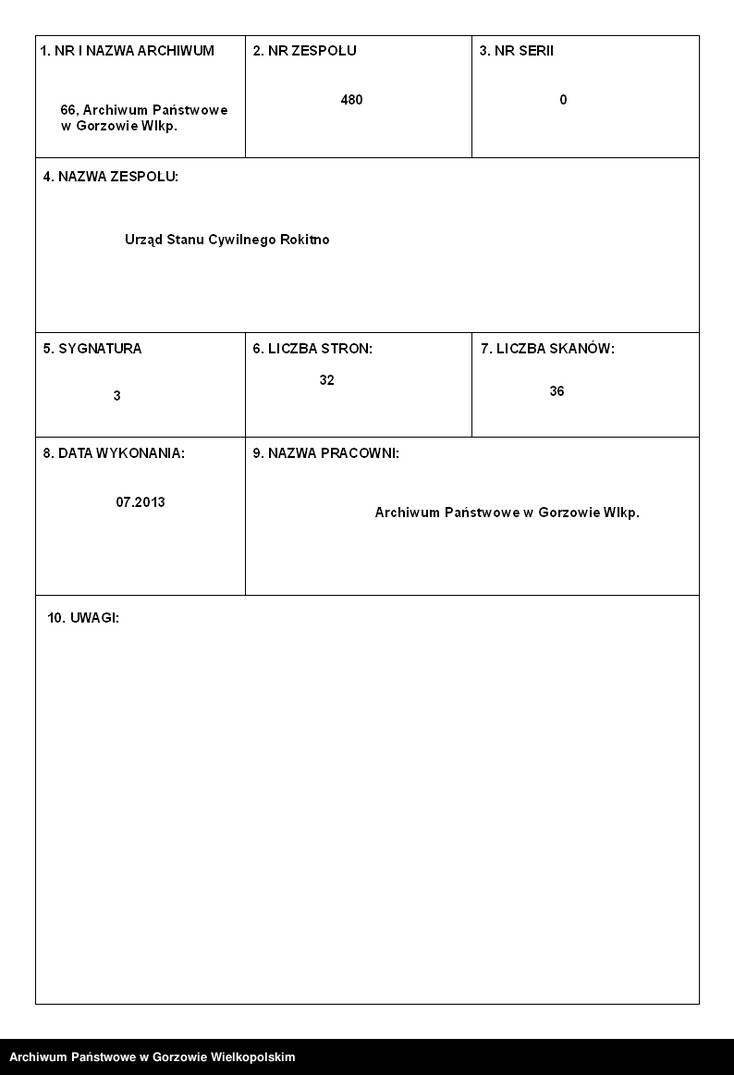 Obraz 1 z jednostki "Sterbe Register"