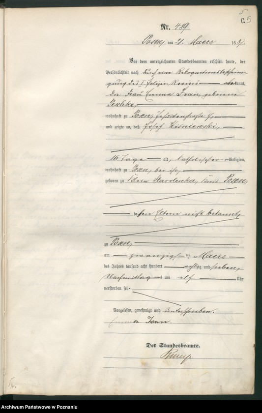 Obraz 8 z jednostki "Księga zgonów t. II"