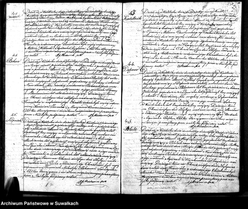 image.from.unit.number "Duplikat Aktów Urodzonych, Zaślubionych i Zmarłych Parafii Kaletnickiej."