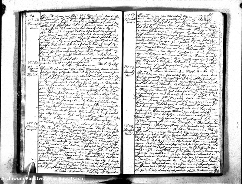 image.from.unit.number "Duplikat Aktów Urodzonych, Zaślubionych i Umarłych Parafii Kopciowskiey 1831 Roku"