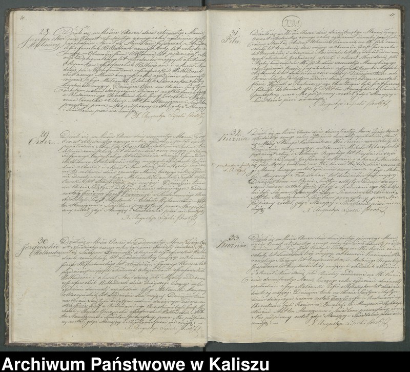 Obraz 10 z jednostki "Książka duplikat aktów urodzeń, zaślubień i zejść"
