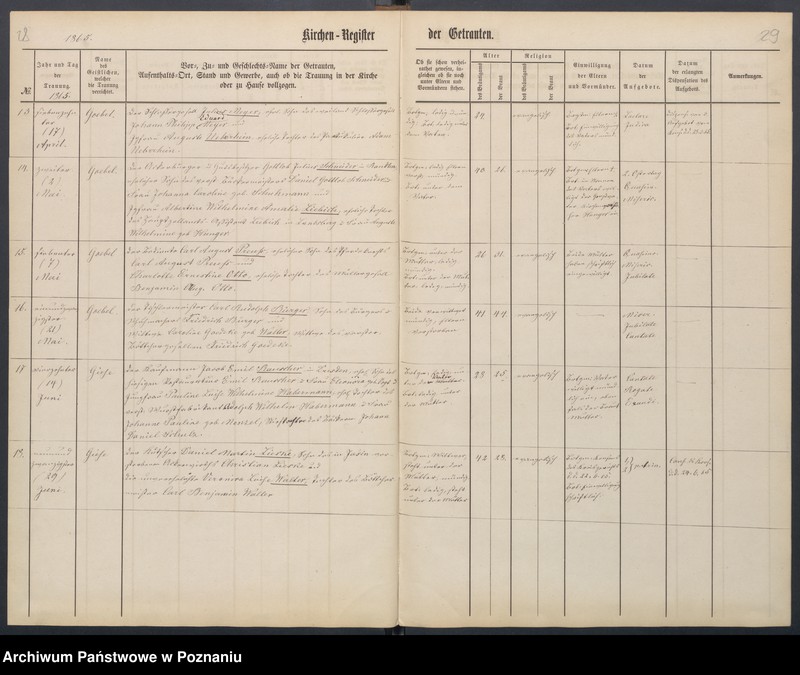 Obraz 18 z jednostki "[Akta urodzeń i chrztów, ślubów, zgonów]"