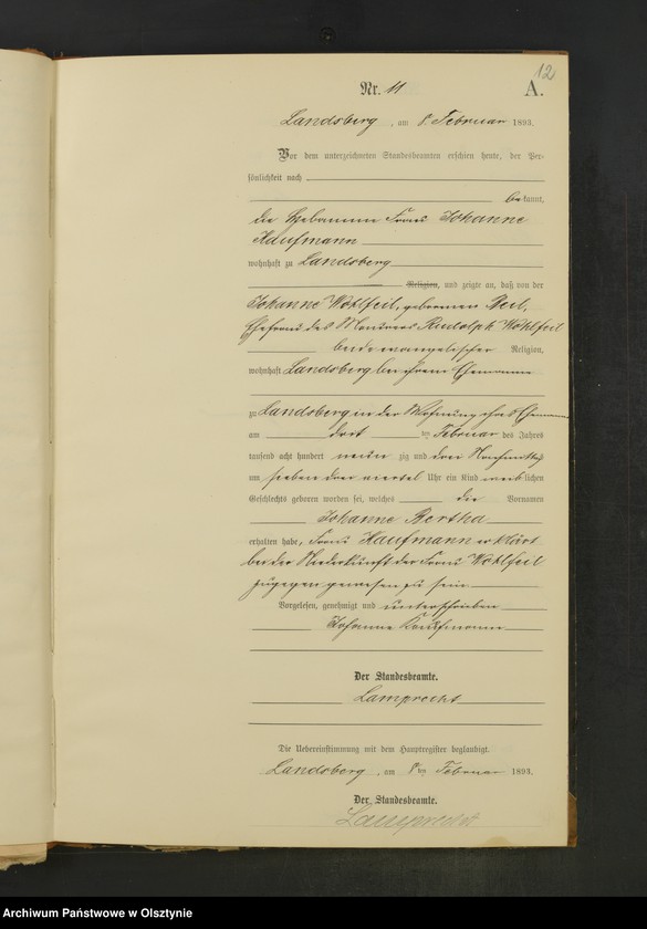 image.from.unit.number "Geburts-Neben-Register Nr 1 - 71"