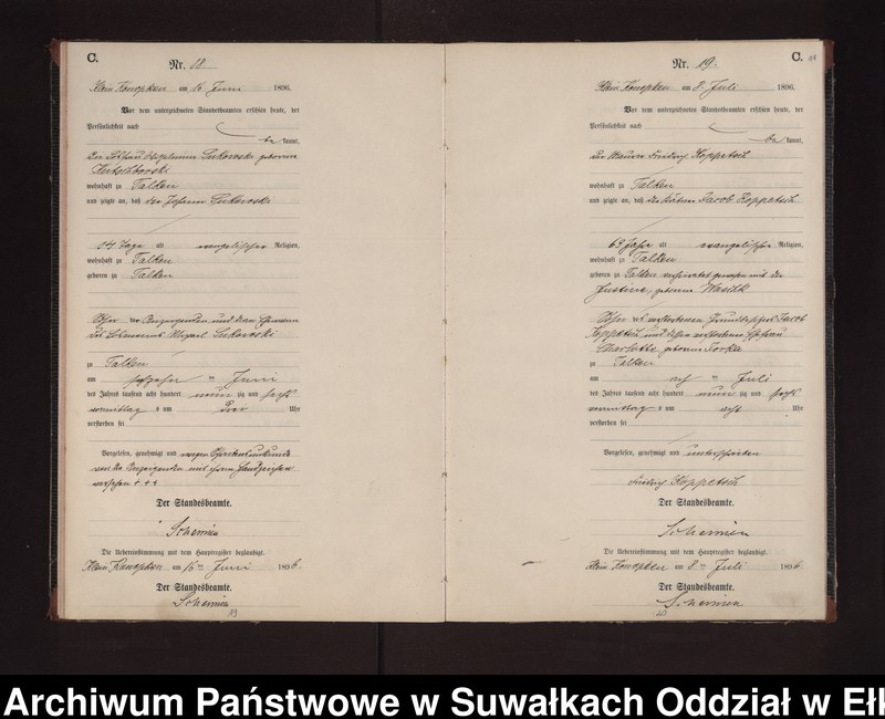 image.from.unit.number "Sterbe-Neben-Register des Preussischen Standes-Amtes Gross Konopken Kreis Loetzen"