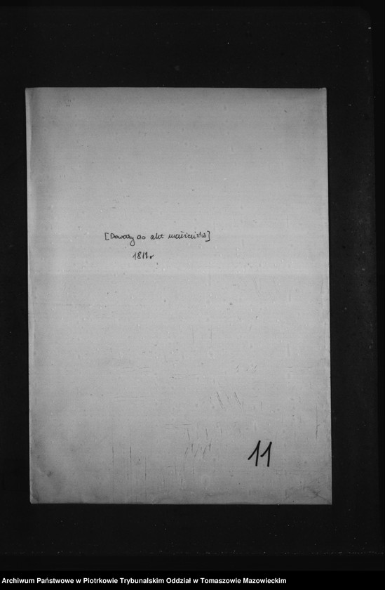 Obraz z jednostki "[Dowody do akt małżeństw]"