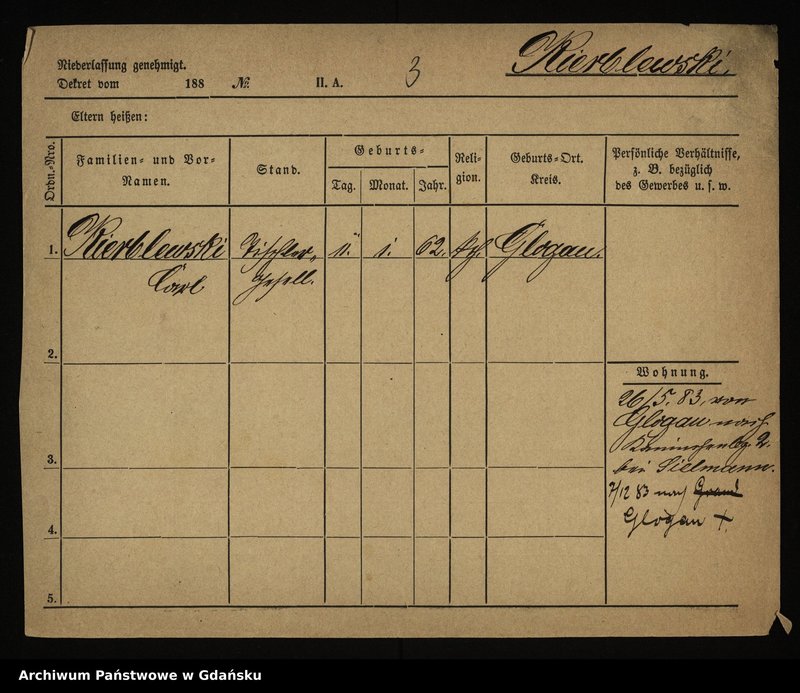 image.from.unit.number "Karty meldunkowe: Kiepnewski - Kilsch"