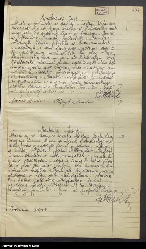 Obraz 3 z jednostki "Akta zgonów"