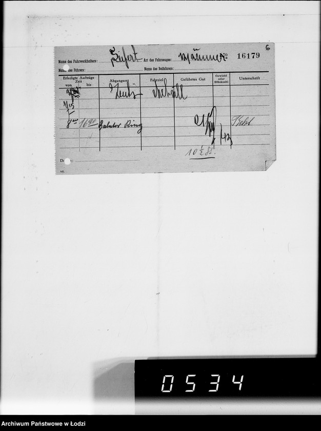 Obraz 9 z jednostki "[Alfons Seifert. Rachunki za dostawy towarów dla Getta]"