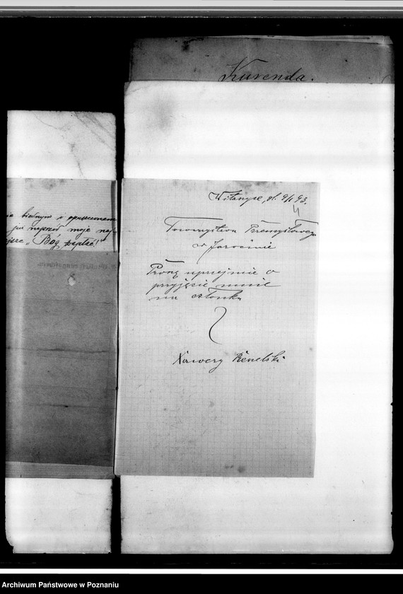 Obraz 6 z jednostki "Korespondencja, podania o przyjęcie na członków, sprawy finansowe, odezwy"