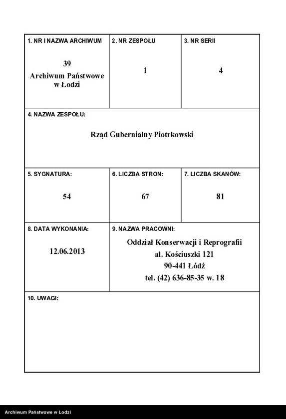 image.from.unit.number "O perestrojkě Akcìonernym˝ Obŝestvom˝ Bumažnyh˝ Manufaktur˝ Karla Šeiblera 2h˝ kamennyh˝ 2h˝ ètaž[nyh˝] fabričnyh˝ stroenìj na žilye doma dlâ rabočih˝ i 1no ètaž[nago] stroenìâ na čulany i konûšnû s˝ žilym˝ poměšenìem˝ dlâ kučerov˝ na městnosti pod˝ No 611 i 612 po Tyl´nom˝ ulicě v˝ gor[ode] Lodzi "