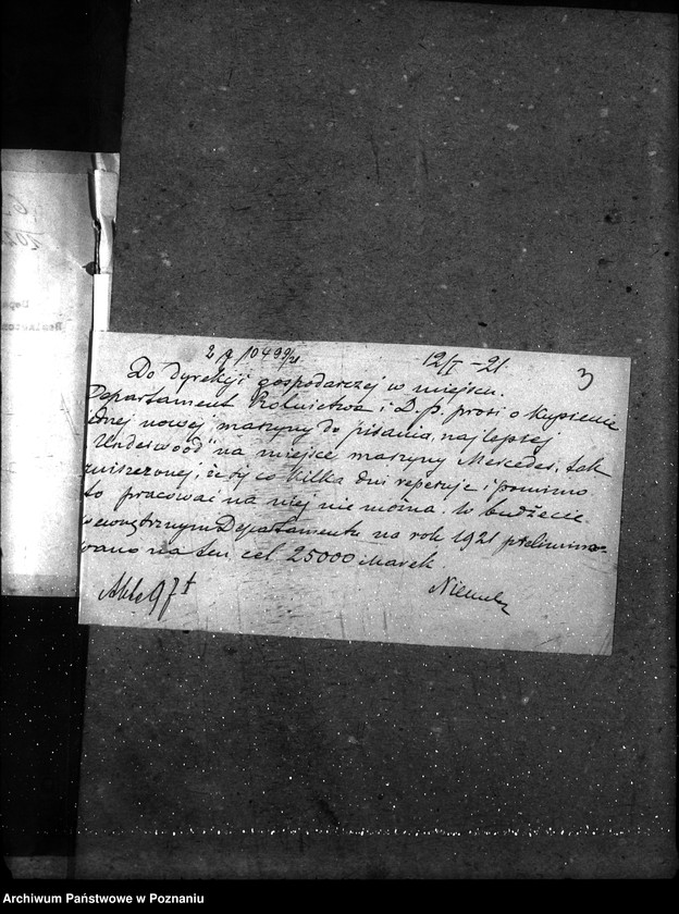 Obraz 7 z jednostki "Sprawy gospodarcze-ogólne maszyny do pisania"