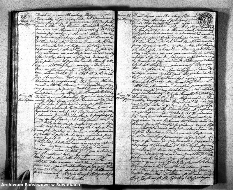 image.from.unit.number "Kięga Duplikatu Zawierająca w sobie Akta Stanu Cywilnego od dnia 1-go Stycznia do dnia ostatniego Grudnia 1829 r. Urodzonych, Zaślubionych i Zmarłych w Parafii Kopciowskiey pro 1829 roku"
