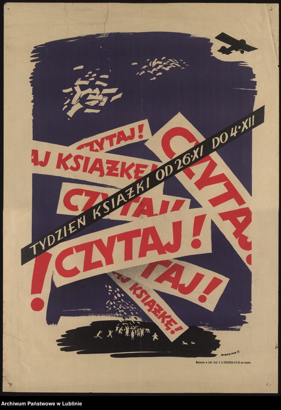 Obraz 9 z kolekcji "Promocja czytelnictwa i oświaty na plakacie, afiszu i okładce w pierwszej połowie XX w."