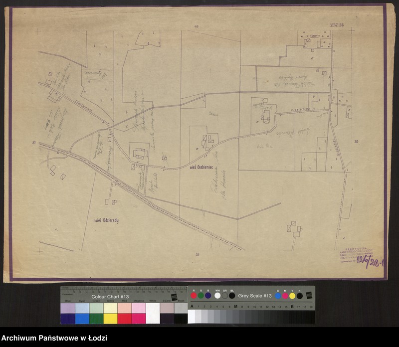 Obraz 1 z jednostki "Plan miasta Łodzi Sekcja NW 36"