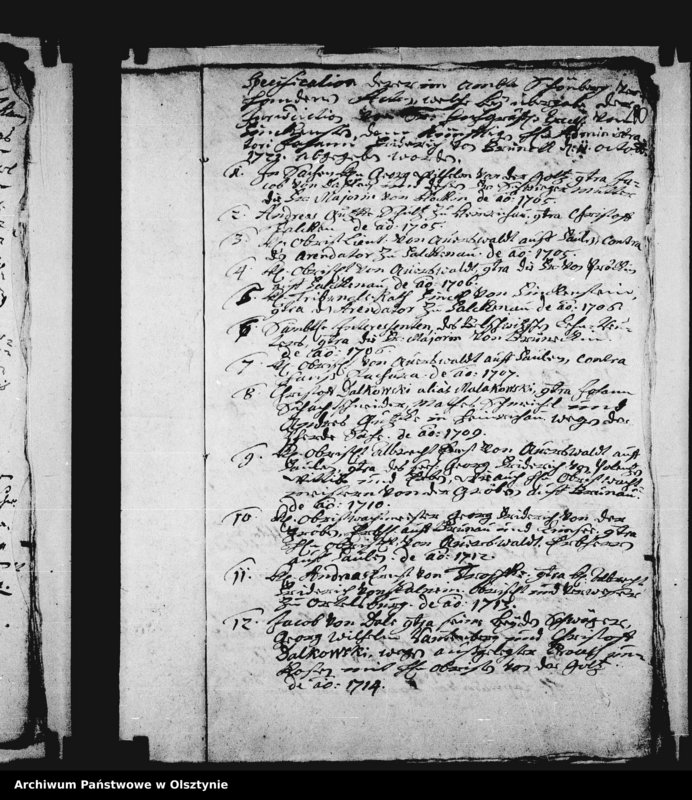 image.from.unit.number "Register über zwei Schönbergische Ambtsbücher von 1693-1671 und Specyfication der im Ambte vorhandenen Acten von 1705-1721 und 9 Rescripta"