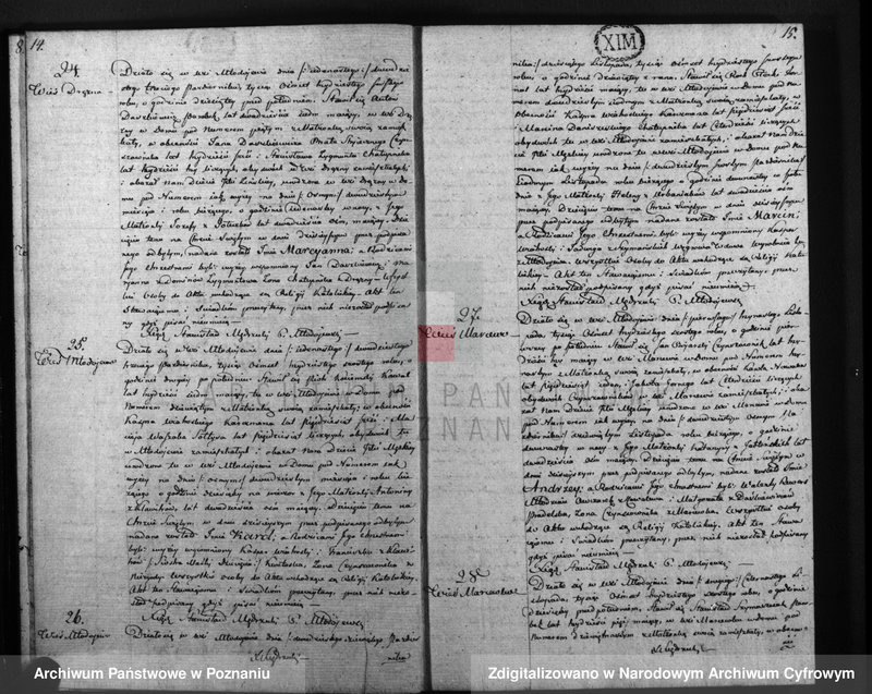 Obraz 10 z jednostki "Księga urodzeń, małżeństw i zejścia"