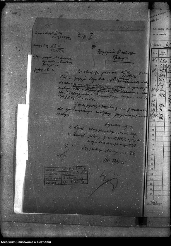 Obraz 20 z jednostki "Sprawy osobowe Personalia - zajęcia poboczne urzędników państwowych"