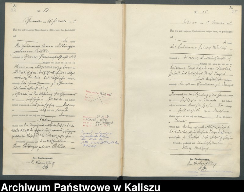 Obraz 17 z jednostki "[Księga urodzeń]"