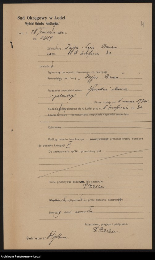 Obraz 6 z jednostki "Fajga Baran- sprzedaż obuwia i galanterii"