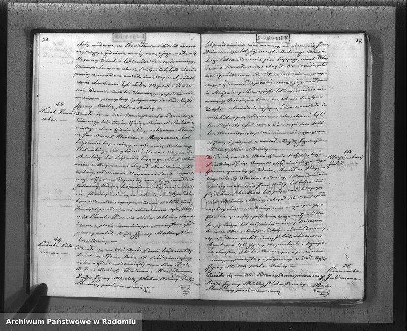 image.from.unit.number "Duplikat akt religijno cywilnych urodzenia, zaślubienia i zeyścia parafii Brzóza na rok 1860"