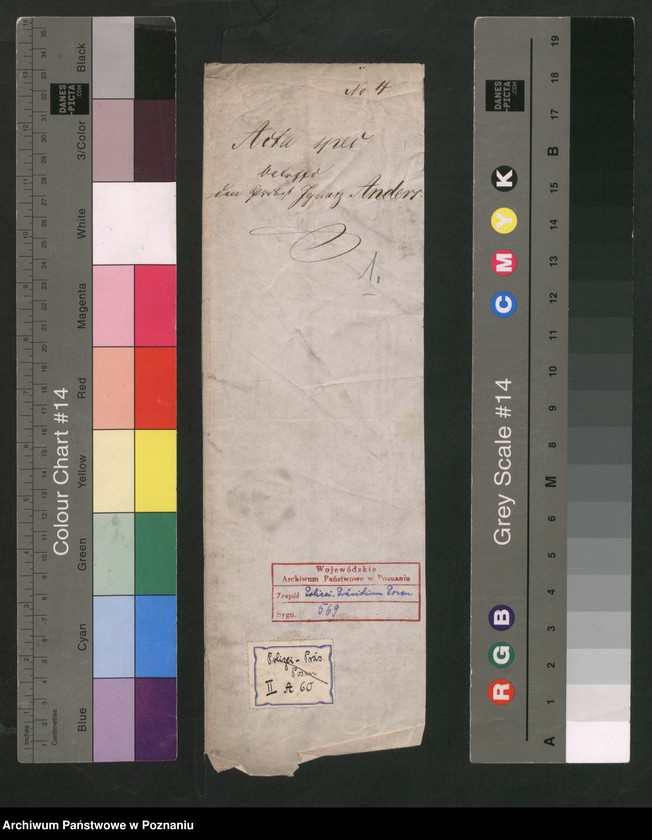 Obraz 4 z jednostki "A. betr. den Probst Ignaz Anders in Chytrowo bei Jaraczewo"