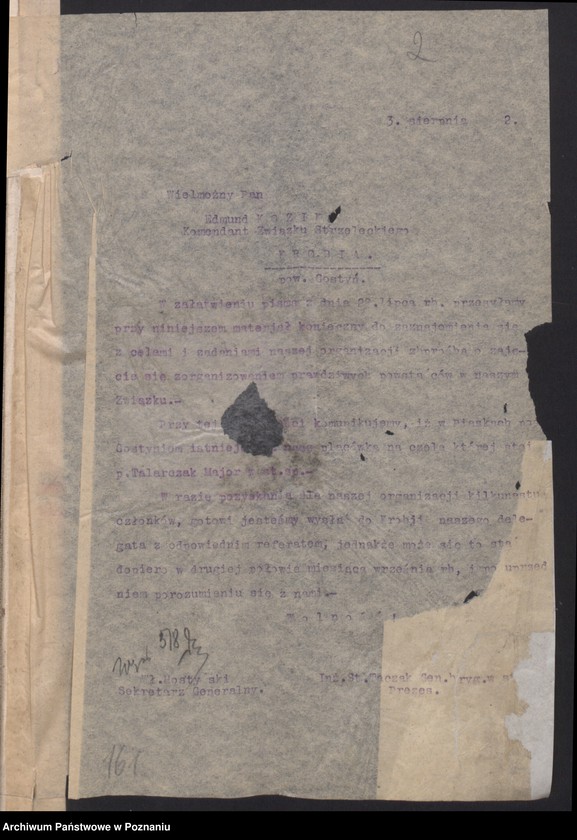 Obraz 6 z jednostki "Akta Koła Obrońców Lwowa i Małopolski Wsch. w Poznaniu."