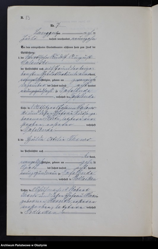 image.from.unit.number "Heirats-Neben-Register Nr 1 - 27"