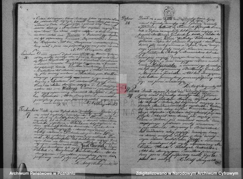 Obraz 7 z jednostki "Księga urodzeń, małżeństw i zgonów"