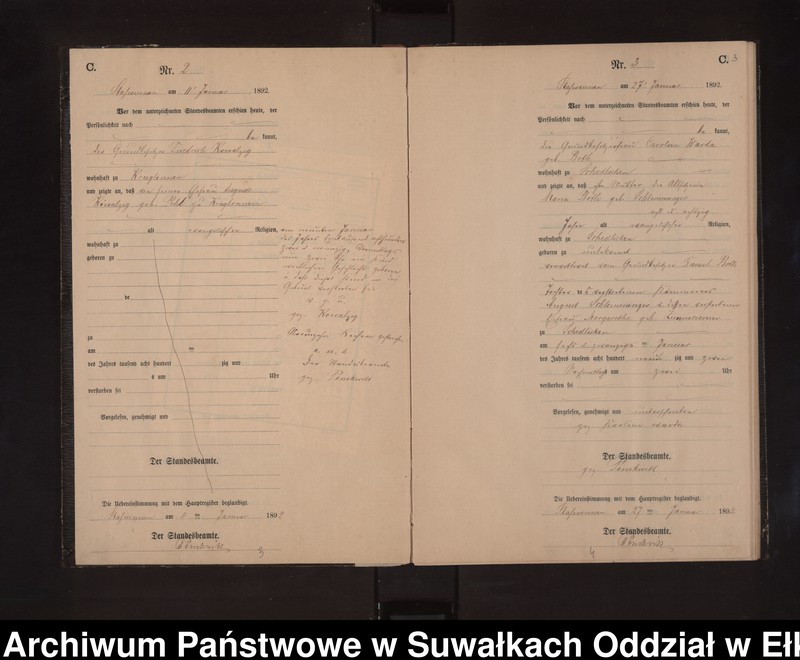 image.from.unit.number "Sterbe-Neben-Register des Preussischen Standes-Amtes Stasswinnen Kreis Loetzen"
