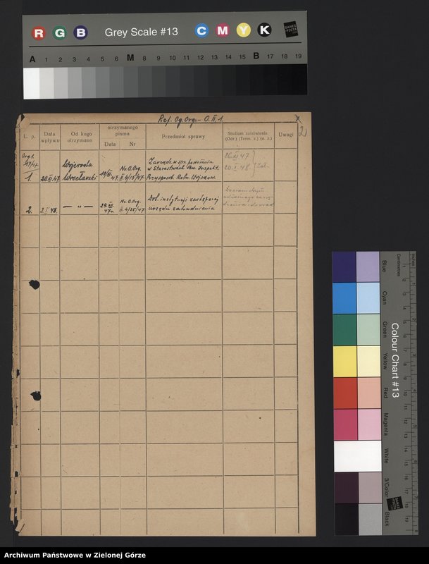 Obraz z jednostki "Konferencje i zebrania z udziałem Starosty Powiatowego w Szprotawie. Zarządzenia władz nadrzędnych, protokóły z zebrań innych urzędów i instytucji"