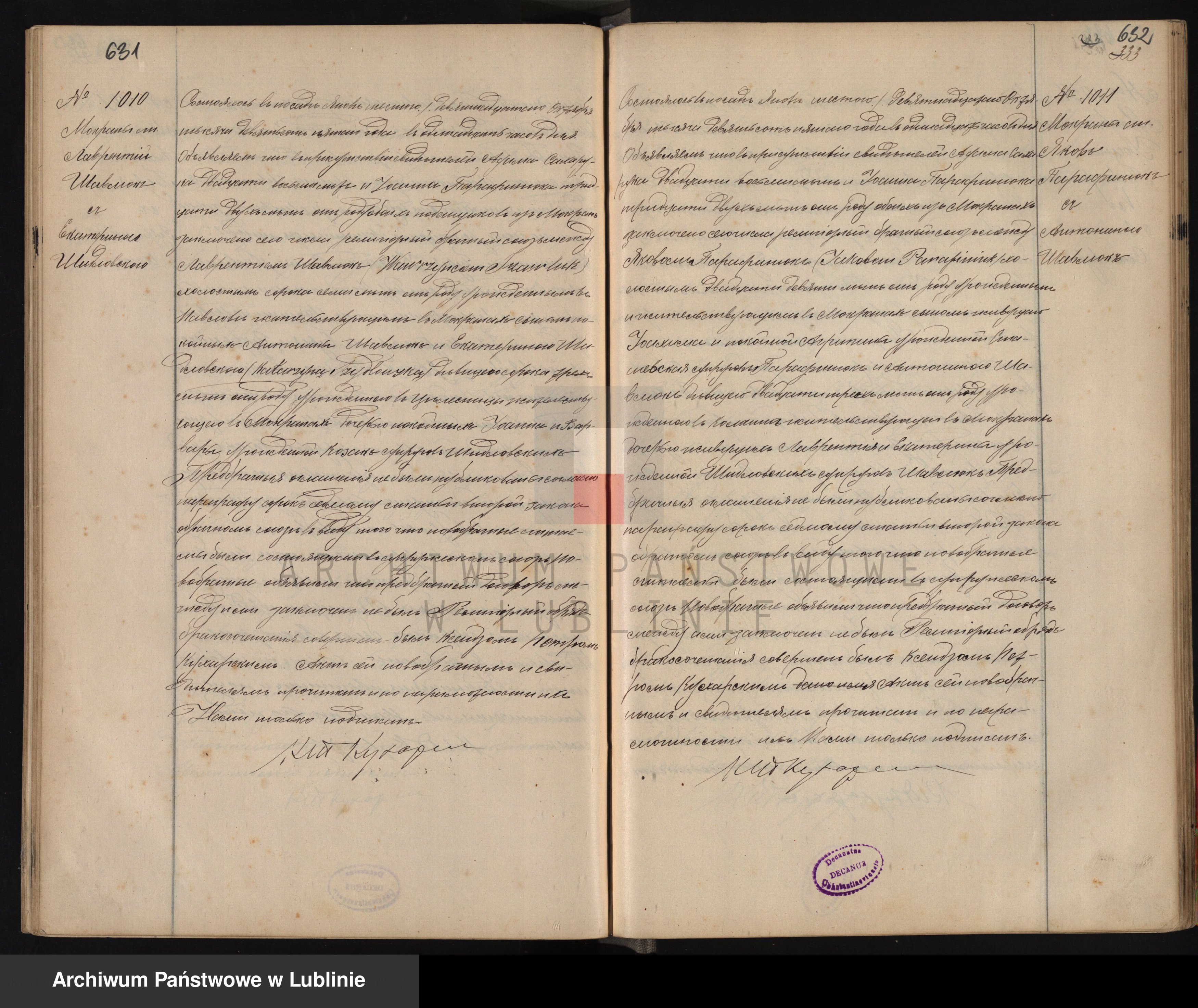 Skan z jednostki: Księga urodzeń, małżeństw i zgonów t.4