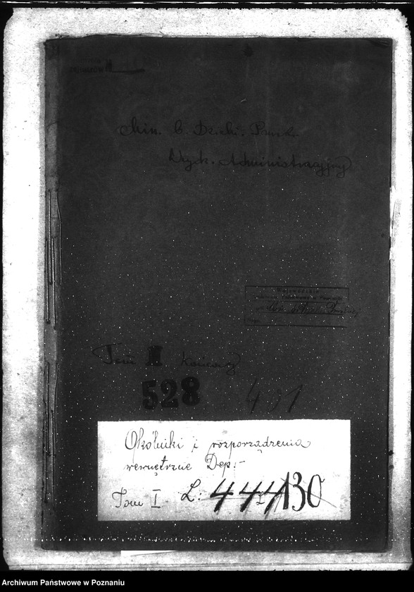 Obraz 4 z jednostki "Okólniki i rozporządzenia wewnętrzne dep."