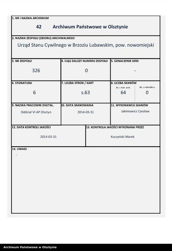 image.from.unit.number "Sterbe-Neben-Register Tom I,Nr 1 - 62"