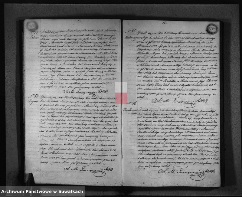 image.from.unit.number "Księga Duplikat Parafii Berznickiey z R-u 1848"