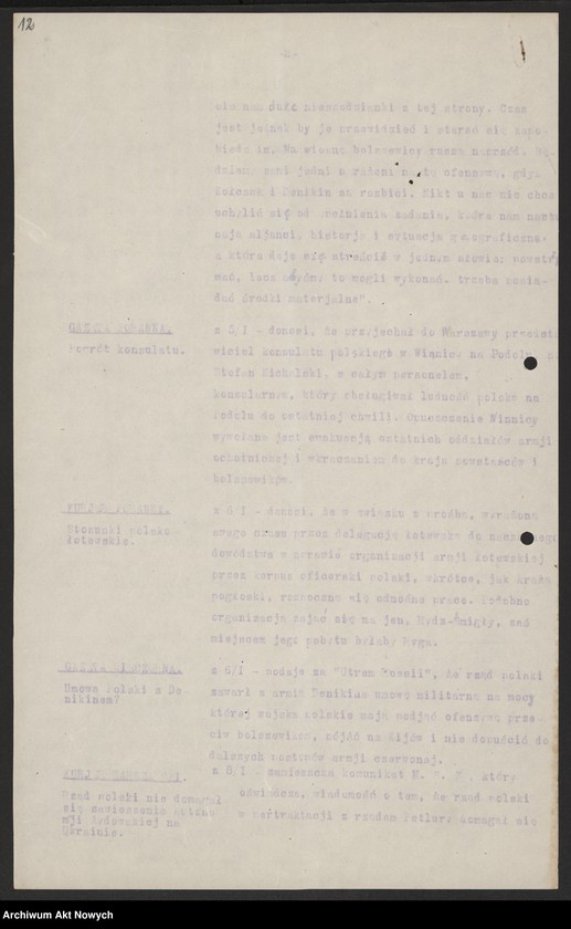 image.from.unit.number "Raporty z prasy polskiej w spr. Kresów Polskich dwutygodniowe. T. I"