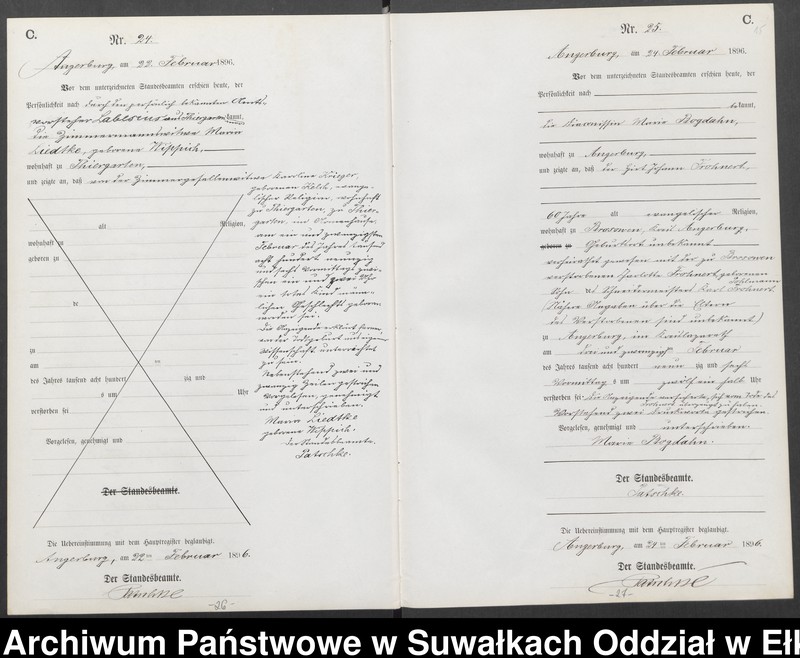 image.from.unit.number "Sterbe-Neben-Register des Preussischen Standes-Amtes Angerburg Kreis Angerburg"