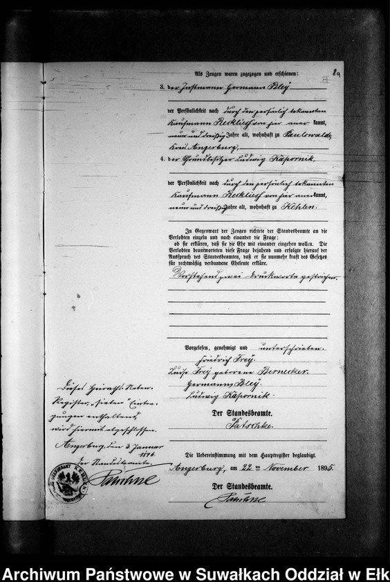 image.from.unit.number "Heiraths-Neben-Register des Preussischen Standes-Amtes Kehlen Kreis Angerburg"