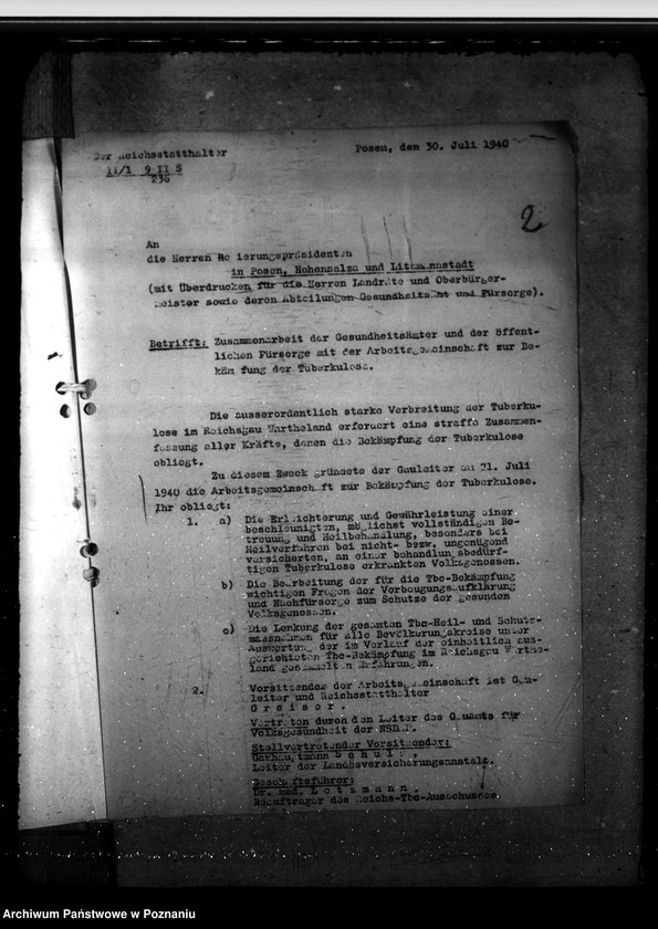 Obraz 6 z jednostki "Bekämpfung der Tbc vor Verordnung vom 8.9.1942"