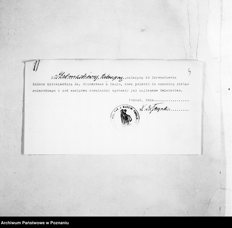 Obraz 8 z jednostki "/Podanie o dopuszczenie do egzaminu pielęgniarskiego/"