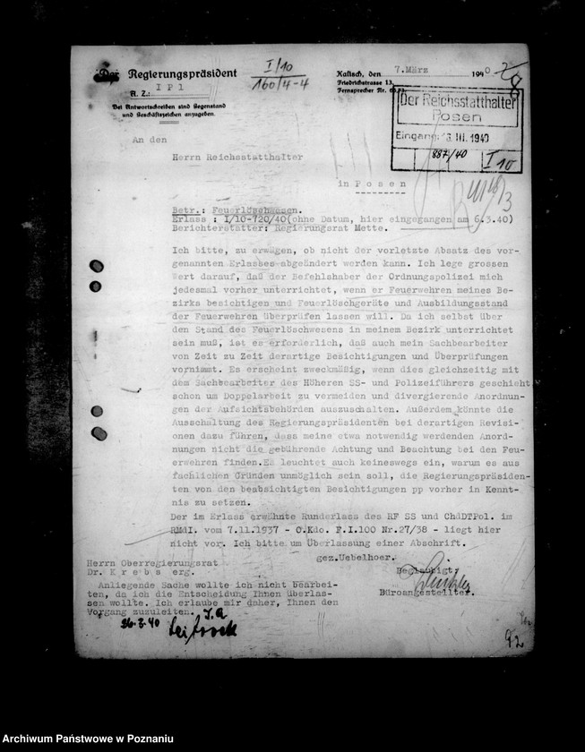 Obraz 13 z jednostki "Zuständigkeit der Feuerschutzpolizei"