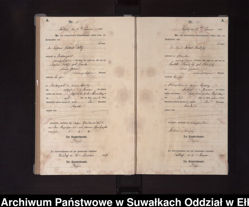 image.from.unit.number "Geburts-Neben-Register des Königlichen Preussischen Standes-Amtes Orlen Kreis Loetzen"